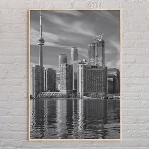 Black and White, Toronto Print, Toronto Wall Art, Toronto Poster, Toronto Photo, Toronto Poster Print, Toronto Wall Decor, Canada Print