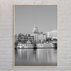 Black and White, Savannah Print, Savannah Wall Art, Savannah Poster, Savannah Photo, Savannah Poster Print, Savannah Decor, Georgia Print