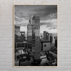 Black and White, Toronto Print, Toronto Wall Art, Toronto Poster, Toronto Photo, Toronto Poster Print, Toronto Wall Decor, Canada Print