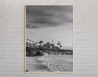Black and White, San Diego Print, San Diego Wall Art, San Diego Poster, San Diego Photo, San Diego Poster Print, California Poster Print