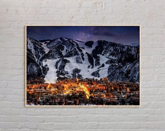 Real Photo, Aspen Print, Aspen Wall Art, Aspen Poster, Aspen Photo, Aspen Poster Print, Aspen Wall Decor, Colorado Poster Print, USA