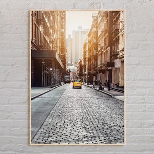 Vraie photo, impression SoHo New York, art mural Soho, affiche Soho, photo Soho, impression affiche Soho, décoration murale Soho, impression affiche New York