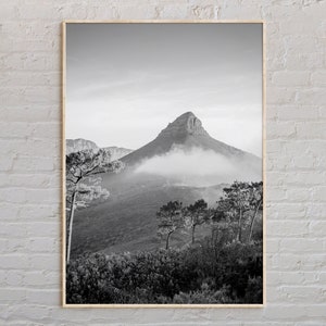 Black and White, South Africa Print, South Africa Wall Art, South Africa Poster, South Africa Photo, South Africa Wall Decor, Cape Town