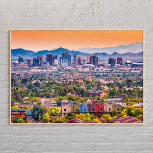 Real Photo, Phoenix Print, Phoenix Wall Art, Phoenix Poster, Phoenix Photo, Phoenix Poster Print, Phoenix Wall Decor, Arizona Print