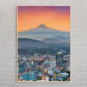 Real Photo, Portland Print, Portland Wall Art, Portland Poster, Portland Photo, Portland Poster Print, Portland Wall Decor, Oregon