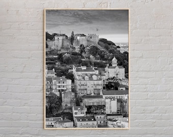 Schwarzweiß, Lissabon Print, Lissabon Wandkunst, Lissabon Poster, Lissabon Foto, Lissabon Plakat, Lissabon Wanddekor, Portugal Plakat