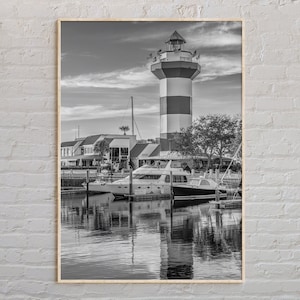 Black and White, Hilton Head Island Print, Hilton Head Wall Art, Hilton Head Poster, Hilton Head Photo, Hilton Head Wall Decor, USA Print