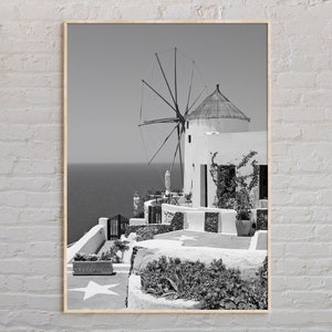 Schwarzweiß, Mykonos Print, Mykonos Wandkunst, Mykonos Poster, Mykonos Foto, Mykonos Poster Druck, Mykonos Wanddekoration, Griechenland Poster