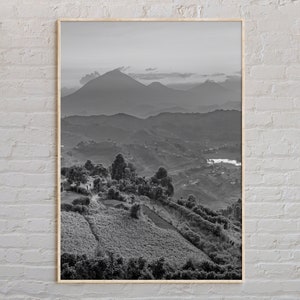 Black and White, Uganda Print, Uganda Wall Art, Uganda Poster, Uganda Photo, Uganda Poster Print, Uganda Wall Decor, Kampala, Africa Print