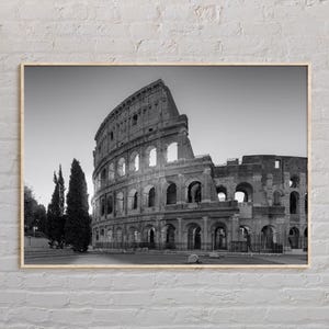 Black and White, Rome Print, Rome Wall Art, Rome Poster, Rome Photo, Rome Poster Print, Rome Wall Decor, Roma Print, Italy Poster Print