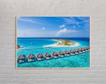 Real Photo, Maldives Print, Maldives Wall Art, Maldives Poster, Maldives Photo, Maldives Poster Print, Maldives Wall Decor, Asia