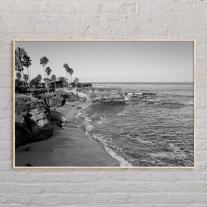 Black and White, La Jolla Print, La Jolla Wall Art, La Jolla Poster, La Jolla Photo, La Jolla Poster Print, La Jolla Wall Decor, San Diego