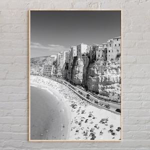 Schwarzweiß, Kalabrien Druck, Kalabrien Wandkunst, Kalabrien Poster, Kalabrien Foto, Kalabrien Poster Druck, Kalabrien Wanddekor, Italien