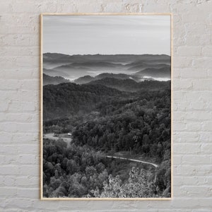 Black and White, Appalachia Print, Appalachia Wall Art, Appalachia Poster, Appalachia Photo, Appalachia Poster Print, Appalachia Decor
