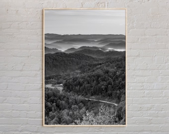 Black and White, Appalachia Print, Appalachia Wall Art, Appalachia Poster, Appalachia Photo, Appalachia Poster Print, Appalachia Decor