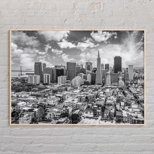 Schwarz und weiß, San Francisco Druck, San Francisco Wandkunst, San Francisco Poster, San Francisco Foto, San Francisco Poster Druck
