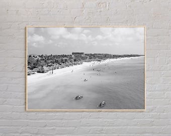 Schwarzweiß, Aruba Druck, Aruba Wandkunst, Aruba Poster, Aruba Foto, Aruba Posterdruck, Aruba Wanddekor, Karibik Poster