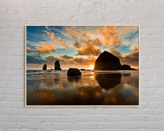 Cannon Beach Druck, Cannon Beach Wandkunst, Cannon Beach Poster, Cannon Beach Foto, Cannon Beach Wanddekor, Oregon, USA