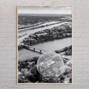 Black and White, Montreal Print, Montreal Wall Art, Montreal Poster, MontBlack and White, Montreal Poster Print,  Canada Print