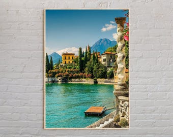 Real Photo, Lake Como Print, Lake Como Wall Art, Lake Como Poster, Lake Como Photo, Lake Como Poster Print, Lake Como Decor, Italy