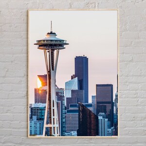 Real Photo, Seattle Print, Seattle Wall Art, Seattle Poster, Seattle Photo, Seattle Poster Print, Seattle Decor, Washington, USA