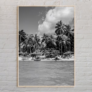 Schwarzweiß, Haiti Print, Haiti Wandkunst, Haiti Poster, Haiti Foto, Haiti Poster Druck, Haiti Wanddekor, Haiti Strand, Karibik