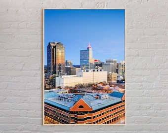 Real Photo, Raleigh Print, Raleigh Wall Art, Raleigh Poster, Raleigh Photo, Raleigh Poster Print, Raleigh Wall Decor, North Carolina