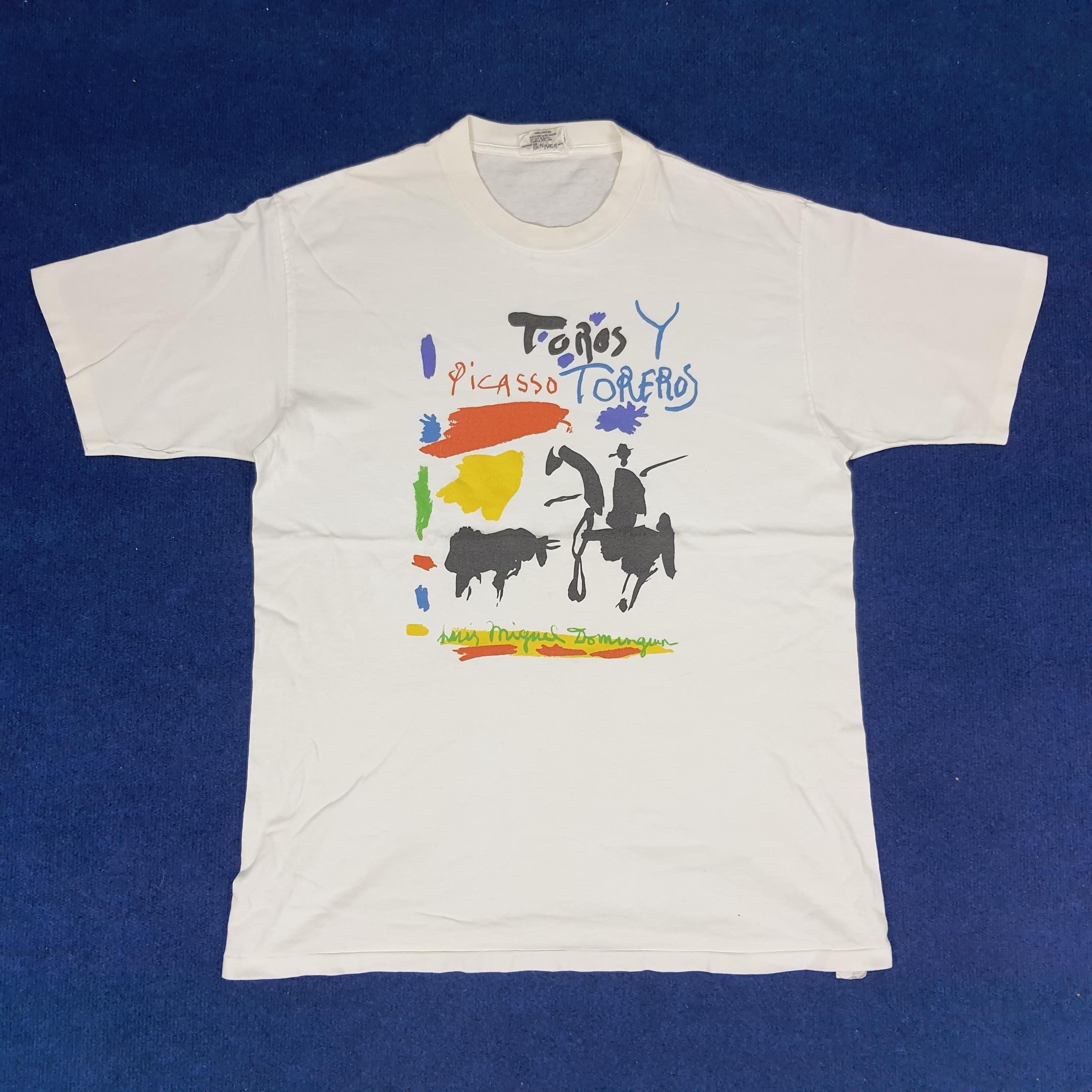 Vintage PICASSO Toreros Ralph Marlin Art T-shirt - Etsy