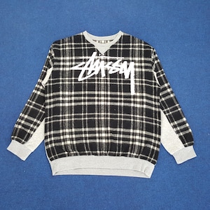 Vintage Stussy Big Logo Streetwear Sweatshirt