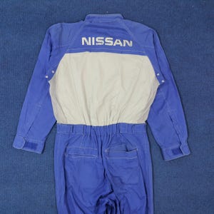 Vintage NISSAN Japanese Brand Motorsports Workwear Coverall