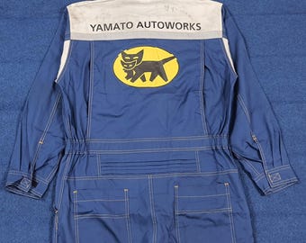 Vintage Yamato Transport Japan Workwear Coverall