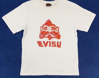 Vintage 90's EVISU Japanese Brand T-shirt - Etsy
