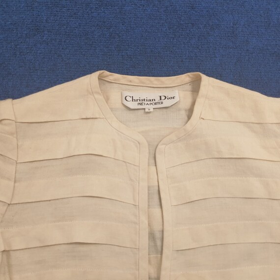 Vintage Christian Dior Luxury Brand Stripes Design Style Mini