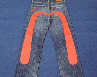 Jeans Daicock personalizzati vintage Evisu Japan Brand