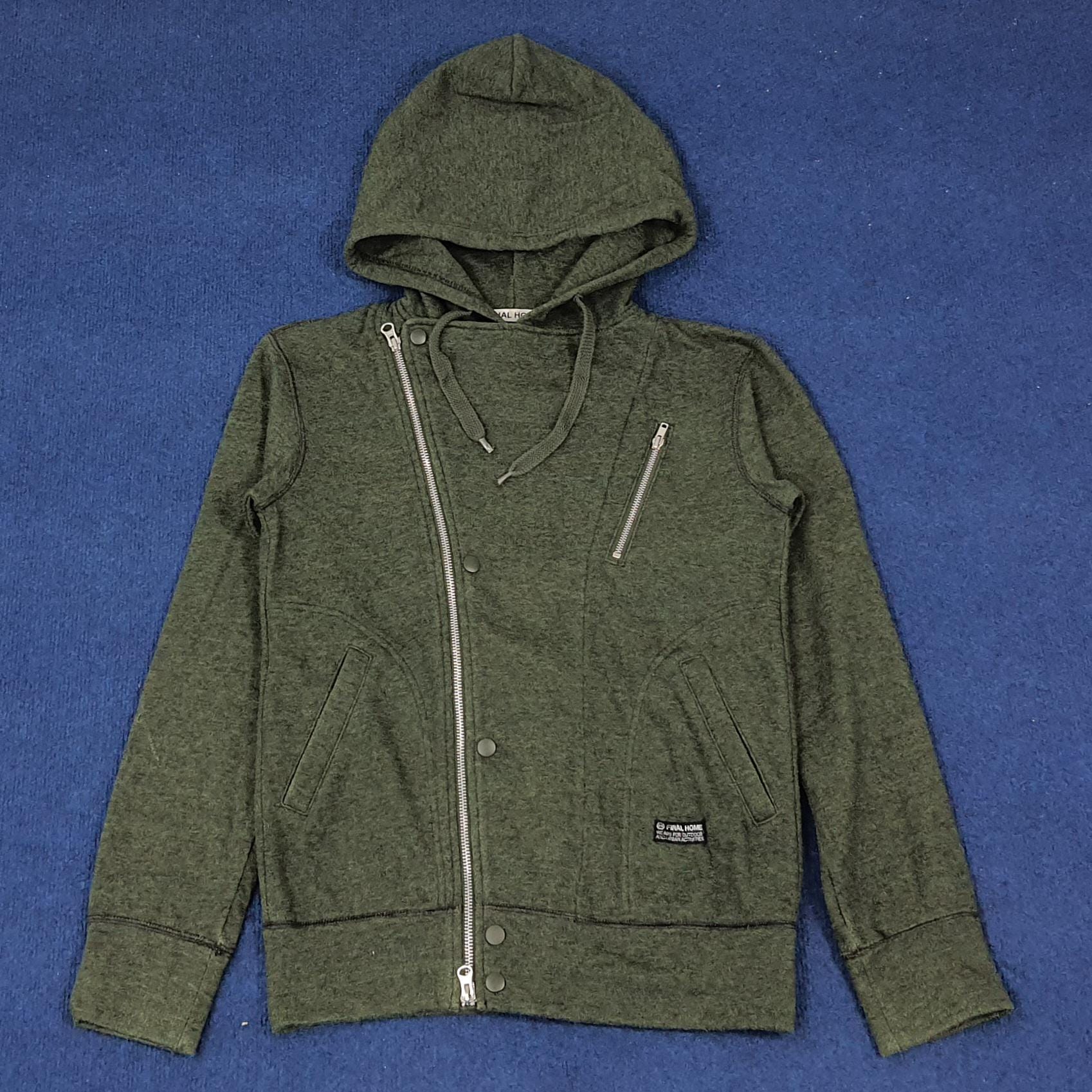 トップス Final Home Full Zip Hoodie Vintage Final Home by Issey Miyake Japan Brand Zipper Hoodie