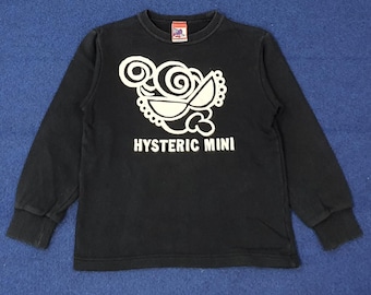 Vintage 90s Hysteric Mini Japan Big Printed Kids Tees Streetwear
