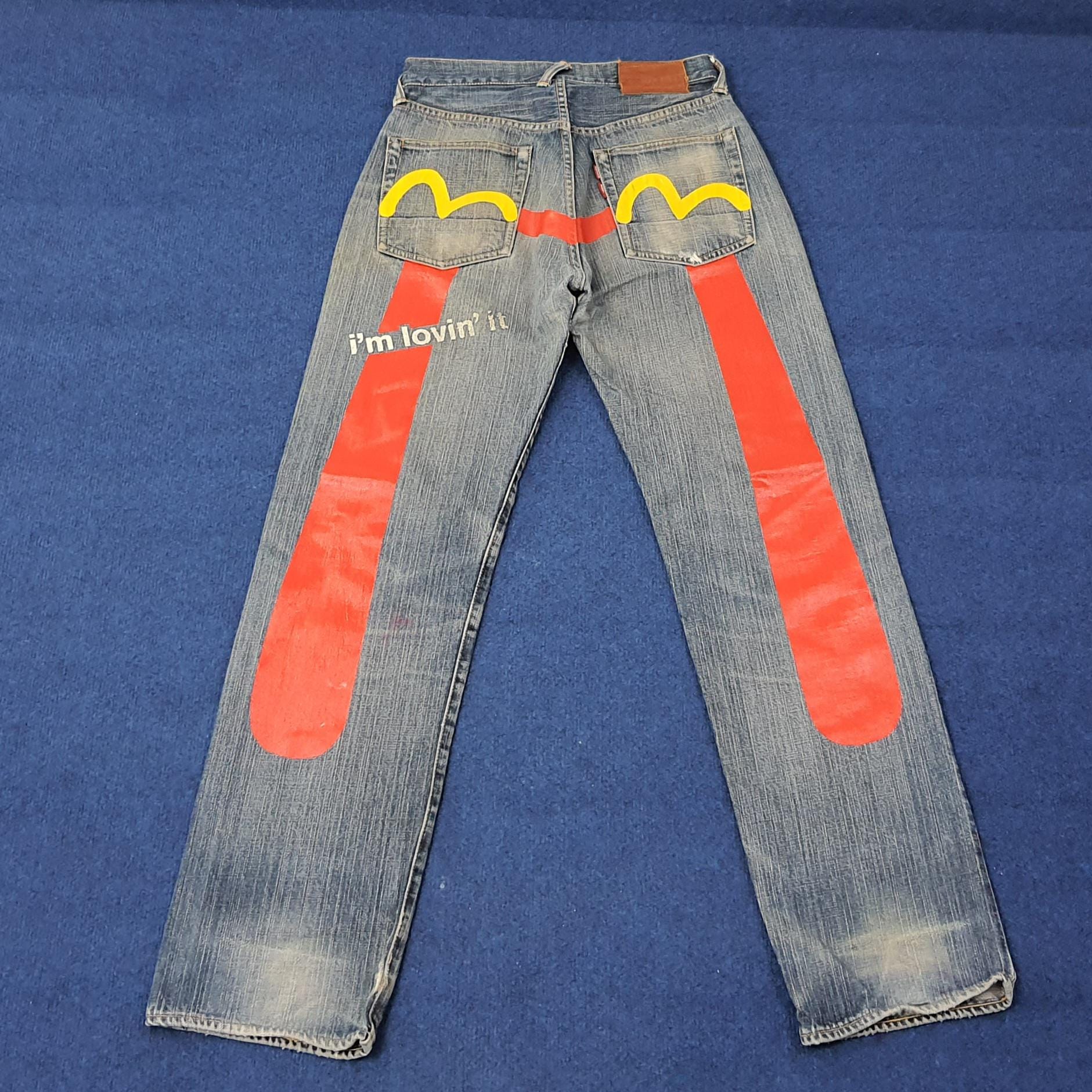 Vintage Evisu X Mcdonalds Selvedge Japan Custom Daicock Jeans - Etsy