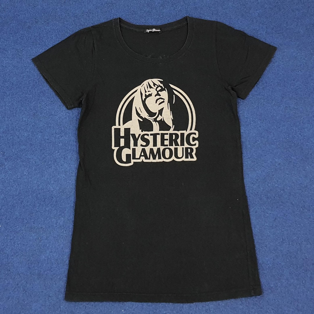 HYSTERIC GLAMOUR CIRCLEロゴ フーデッドシャツ HYSTERIC GLAMOUR - CIRCLE GIIRL LIGHT AND SHADOW スタンドカラー