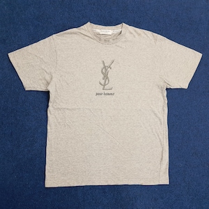 Vintage Yves Saint Laurent YSL Center Logo Designer Tshirt Vintage Yves Saint Laurent YSL Center Logo Designer Tshirt
