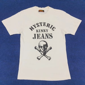 Vintage Hysteric Glamour Kinky Jeans Skull Design Custom Tshirt - Etsy