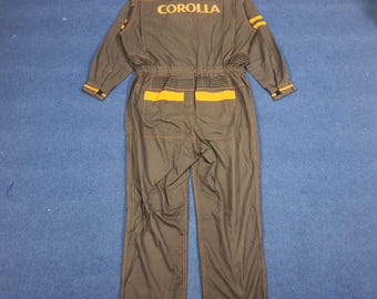 Vintage Toyota Corolla Japan Motorsports Workwear Coverall