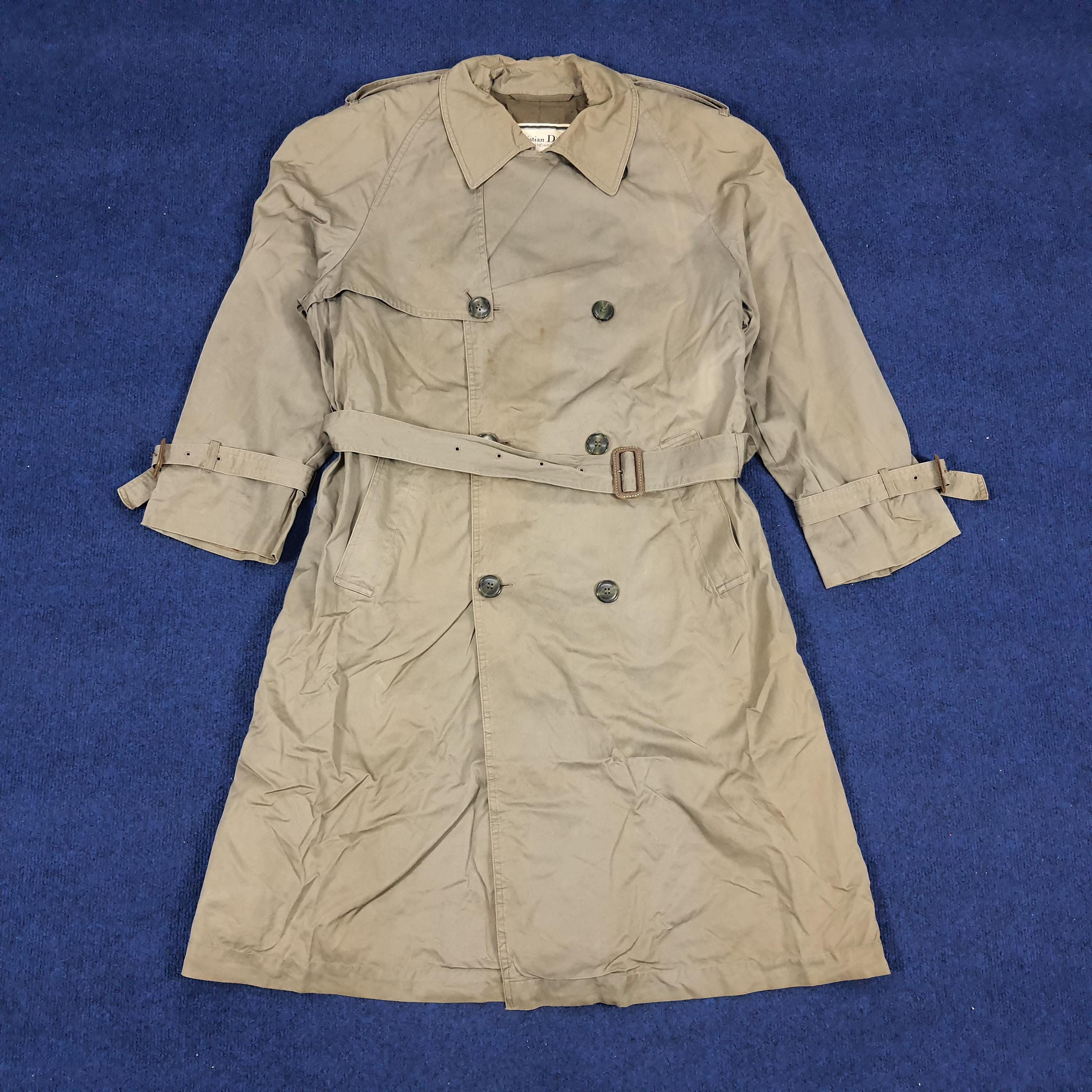 Vintage Christian Dior Monsieur Trench Jacket - Etsy