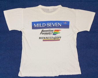 T-shirt Vintage Benetton Formula Homme - Motif Suzuka Japon, Taille M