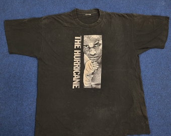 T-shirt du meurtre de boxeur américain THE HURRICANE des années 90