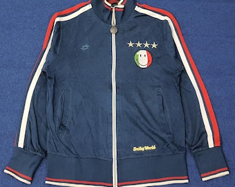 Lotto ロット ヴィンテージ サッカー ITALIA トラックジャケット M Vintage Lotto Calcio Italia Nylon Track Jacket - Etsy