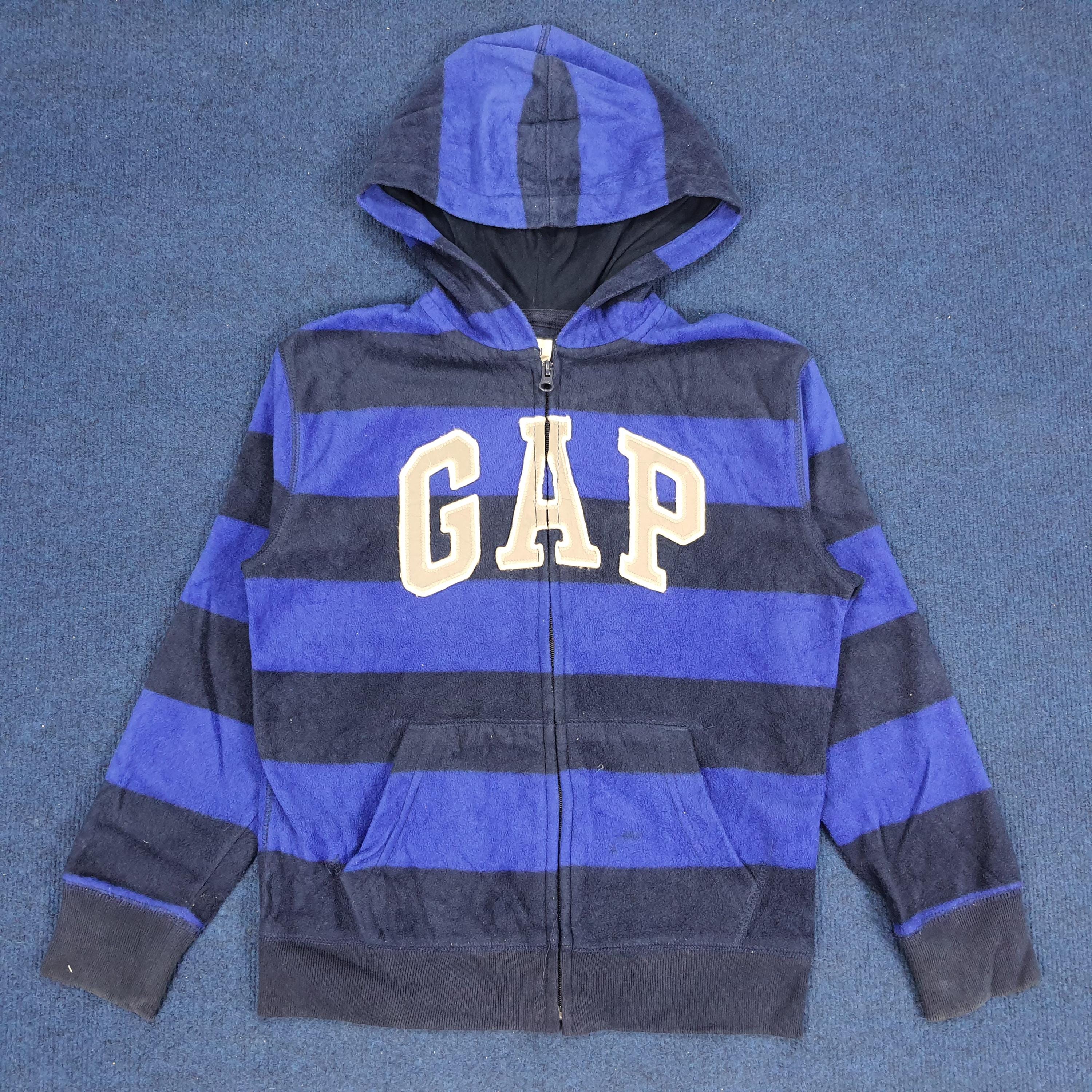 トップス GAP remake studs Parker hoodie old 90s Vintage GAP KIDS Striped Hoodie - Etsy
