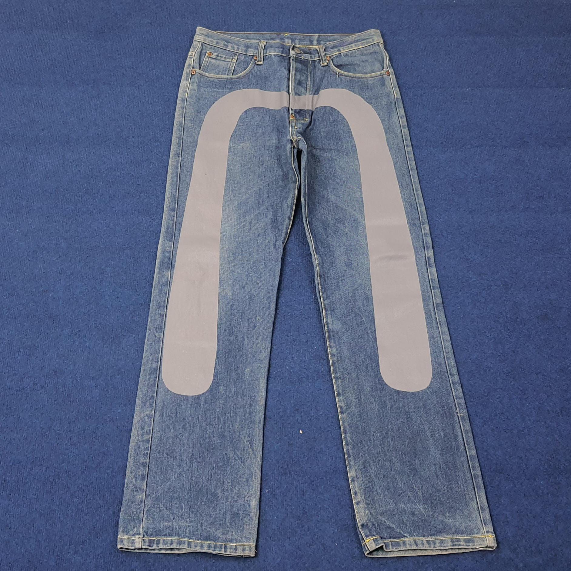 Vintage Evisu X Doraemon Rare Custom Daicock Jeans - Etsy