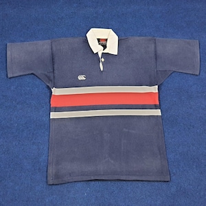 Vintage Canterbury Of New Zealand Color Striped Polo Shirt