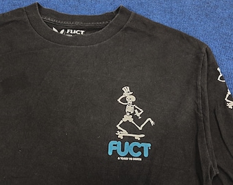 Vintage FUCT A Toast to Death Skate T-shirt - Etsy