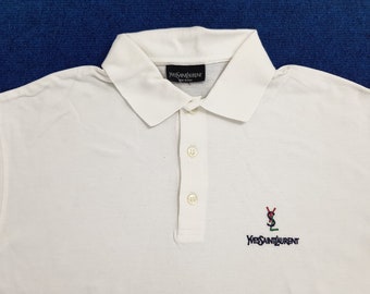 Vintage Yves Saint Laurent Polo Shirt - Etsy